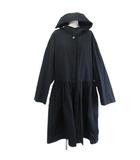 フォクシー FOXEY フーデッドコート ロングコート スプリングコート ネイビー 紺 F