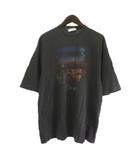 バレンシアガ BALENCIAGA Tシャツ カットソー 半袖 Paris ヴィンテージ加工 グレー M ☆AA★