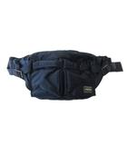 ポーター PORTER 美品 622-08635 TANKER タンカー HIP BAG ボディバッグ ヒップバッグ ウエストバッグ ネイビー オレンジ 紺