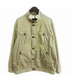 ザ スコッチ ハウス The Scotch House ジャケット ブルゾン ボタン スタンドカラー コットン ベージュ LL