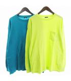 フリークスストア FREAKS STORE 2点 おまとめ カットソーTシャツ 長袖 ワッフル 緑系 グリーン系 M L