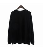 タトラス TATRAS 美品 オスモ OSMO Tシャツ カットソー 長袖 クルーネック 袖ロゴ ワンポイント MTAT24A8273-M 黒 ブラック 03