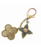 ルイヴィトン LOUIS VUITTON ビジューサック モザイク キーホルダー バッグチャーム 花 フラワー M66257 クリア 紺 ネイビー 小物 ☆AA★