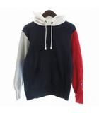 チャンピオン CHAMPION パーカー スウェット 長袖 裏起毛 リバースウィーブ 白 紺 赤 ホワイト ネイビー レッド M