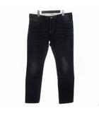 アルマーニ ジーンズ ARMANI JEANS デニムパンツ ジーンズ ジップフライ エンブレム 青 ブルー W34L32