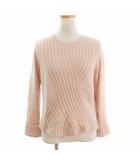 レリアン Leilian 美品 ニットソー カットソー 長袖 クルーネック アンゴラ混 ピンク 11