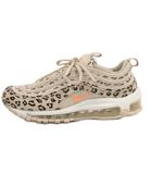 ナイキ NIKE スニーカー シューズ ローカット CW5595-001 ヒョウ柄 白 ホワイト 23.5㎝ 靴