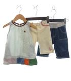 ミキハウス mikihouse 3点 セット まとめ ワンピース デニム パンツ 90 100 マルチカラー