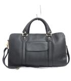 ポーター PORTER 吉田カバン バロン BARON ボストンバッグ ハンド ショルダー ロック付き オールレザー 黒 ブラック 鞄