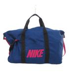 ナイキ NIKE 90s ヴィンテージ 白タグ ボストンバッグ ショルダー ロゴ ドット柄 青 ブルー /JS