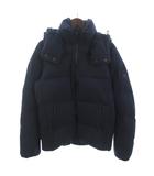 デサント DESCENTE ALLTERAIN 水沢DOWN ダウンジャケット ブルゾン フルジップ DOR-G8518 紺 ネイビー L