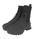 アウラアイラ AULA AILA ビブラムソールブーツ コンビ サイドゴア ショートブーツ 1213-10046 黒 ブラック 37.5