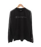 チャンピオン CHAMPION モックシャツ 長袖 Tシャツ ゴルフ XL 黒 ブラック C3-WG407 /FF