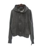 カバンドズッカ CABANE de zucca パーカー ジップアップ フーディー スウェット 長袖 M グレー