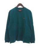 シュプリーム SUPREME 美品 SMALL BOX L/S TEE Tシャツ カットソー 長袖 ワンポイント コットン 深緑 ダークグリーン S