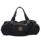 キプリング KIPLING ボストンバッグ ショルダー 2WAY ロゴ 黒 ブラック /AE ■GY99