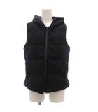 セオリー Theory リバーシブル ダウンベスト ジャケット ジップアップ フード ナイロン S 紺 ネイビー /GV