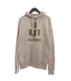 イザベル マラン エトワール ISABEL MARANT ETOILE パーカー プルオーバー スウェット 長袖 ロゴ 裏起毛 生成り色 ベージュ系 34