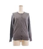 デミルクス ビームス Demi-Luxe BEAMS カーディガン 長袖 無地 ウール グレー