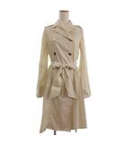 エポカ EPOCA トレンチコート スプリングコート ギャザー フレア ベージュ系 40