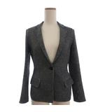 エポカ EPOCA ニット テーラードジャケット シングル 1B グレー 38