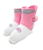  KAZAMA SPAX3J スキーブーツ ロゴ プリント 21cm ピンク 白 ホワイト /JS