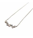 ヨンドシー 4℃ ネックレス ペンダント ラインストーン 総重量1.2g シルバー