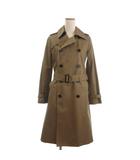 ハイク HYKE トレンチコート ロング ベルト付き ライナー ウール ベージュ 2