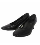 パーソンズ PERSON'S パンプス ヒール 無地 黒 ブラック 23cm 靴