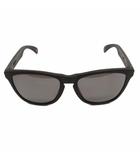 オークリー OAKLEY 美品 FROGSKINS サングラス カラーレンズ ウェリントン 0009245 黒 マットブラック 54□17 138 アイウェア