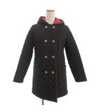 トラディショナルウェザーウェア Traditional Weatherwear キルティングコート フーディー ウール 122BA-2009B ブラウン系 34