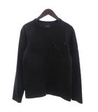 ショット SCHOTT Tシャツ カットソー 長袖 鹿革ポケット 星 スタッズ 3143092 黒 ブラック S