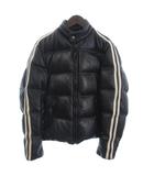 ショット SCHOTT ダウンジャケット モーターサイクル ブルゾン ライン 3151038 刺繍 ラムレザー 黒 ブラック M