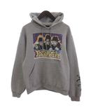 ショット SCHOTT × RUN DMC パーカー スウェット フード 裏起毛 プリント グレー S