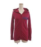 ヒステリックグラマー HYSTERIC GLAMOUR ジップアップ ニット パーカー ガール ラメロゴ ピンク系 F