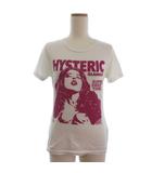 ヒステリックグラマー HYSTERIC GLAMOUR Tシャツ カットソー 半袖 ガール プリント 0111CT07 白 ホワイト系 F
