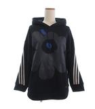 アディダス adidas マリメッコ フリース フーデッド スウェット シャツ パーカー 裏起毛 H39738 黒 ブラック M