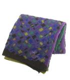 ヨーガンレール JURGEN LEHL ストール マフラー ウール J0124ESF81 総柄 紫 パープル 小物