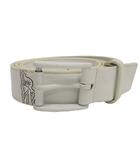 パーリーゲイツ PEARLY GATES ロゴ タクシー柄 ベルト 白 ホワイト