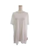 ジョンガリアーノ JOHN GALLIANO Tシャツ カットソー 半袖 クルーネック 白 ホワイト XL