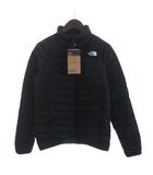 ザノースフェイス THE NORTH FACE サンダージャケット ダウン フルジップ ロゴ プリント NY32012 ナイロン 黒 ブラック S