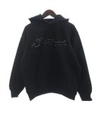 シュプリーム SUPREME Arabic Logo Hooded Sweatshirt パーカー スウェット 長袖 裏起毛 刺繍 コットン 黒 ブラック S