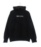 シュプリーム SUPREME Motion Logo Hooded Sweatshirt パーカー スウェット 長袖 裏起毛 ロゴ プリント コットン 黒 ブラック S