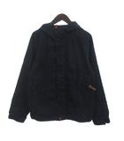 ステューシー STUSSY マウンテンパーカー ジャケット ブルゾン フルジップ フード ロゴ刺繍 デニム インディゴ 濃紺 ダークネイビー S