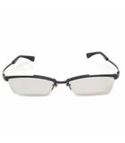 フォーナインズ 999.9 メガネ 度入り ハーフリム S-670T 黒 ブラック 55□16 143 アイウェア