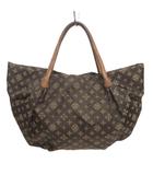 ラシット RUSSET ハンドバッグ モノグラム  ナイロン 総柄 茶 ブラウン 鞄