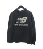 ニューバランス NEW BALANCE パーカー スウェット 長袖 ロゴ 裏起毛 プリント グレー S