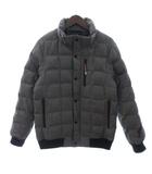 ビームスハート BEAMS HEART ダウンジャケット ブルゾン フルジップ グレー M