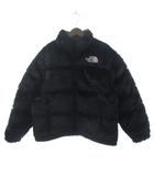 ザノースフェイス THE NORTH FACE シュプリーム ヌプシ ダウンジャケット ブルゾン フェイクファー フルジップ ロゴ刺繍 ND92001I 黒 ブラック M ☆AA★