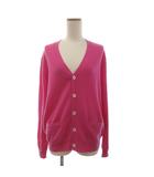 ラルフローレン RALPH LAUREN ニットカーディガン 長袖 Vネック カシミヤ ピンク L